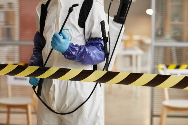 Professional Biohazard Cleanup technician working in Elm Creek, NE